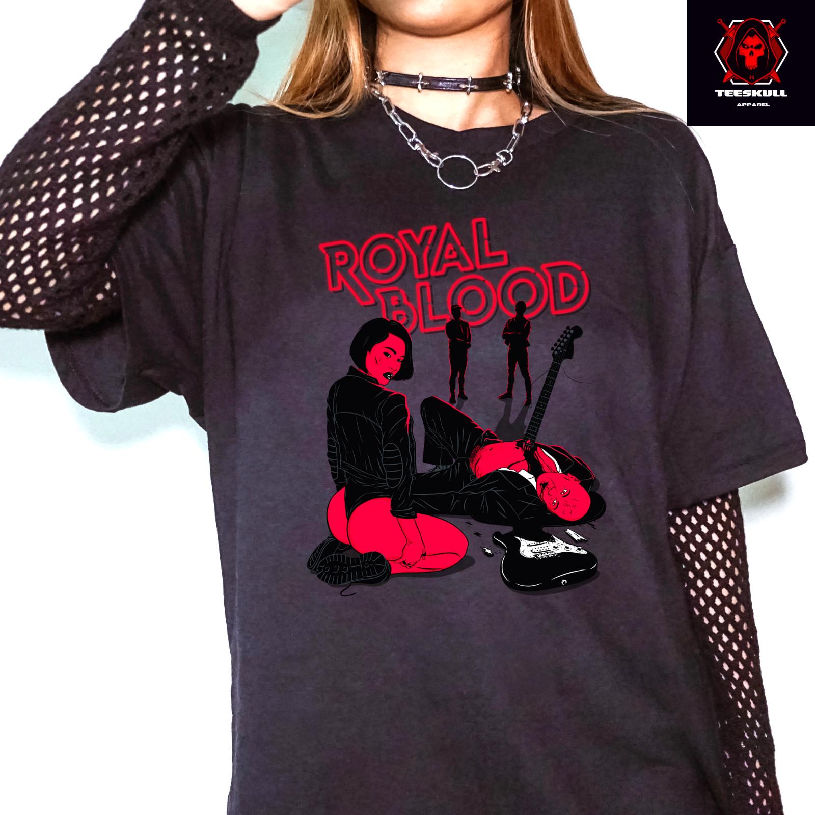 

26 Royal Blood Hard Rock Band Tee Unisex Heavy Cotton T-SHIRT S-3XL Unisex T-Shirt M