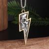 Collana con ciondolo a forma di testa di toro nordico punk retrò per uomo, gioielli classici con personalità animale