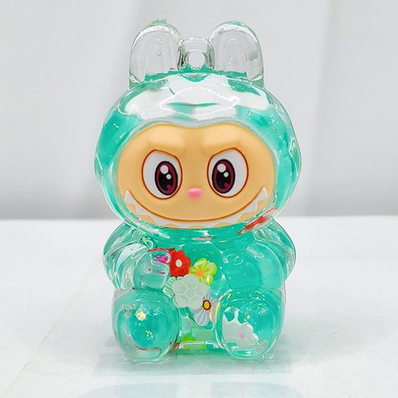 Quicksand Rabbit Cute Flash Color Dopamine Car Home Toy Ornaments