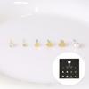 Hit Pearl 12-Set Anti-Hyperlipid Earrings