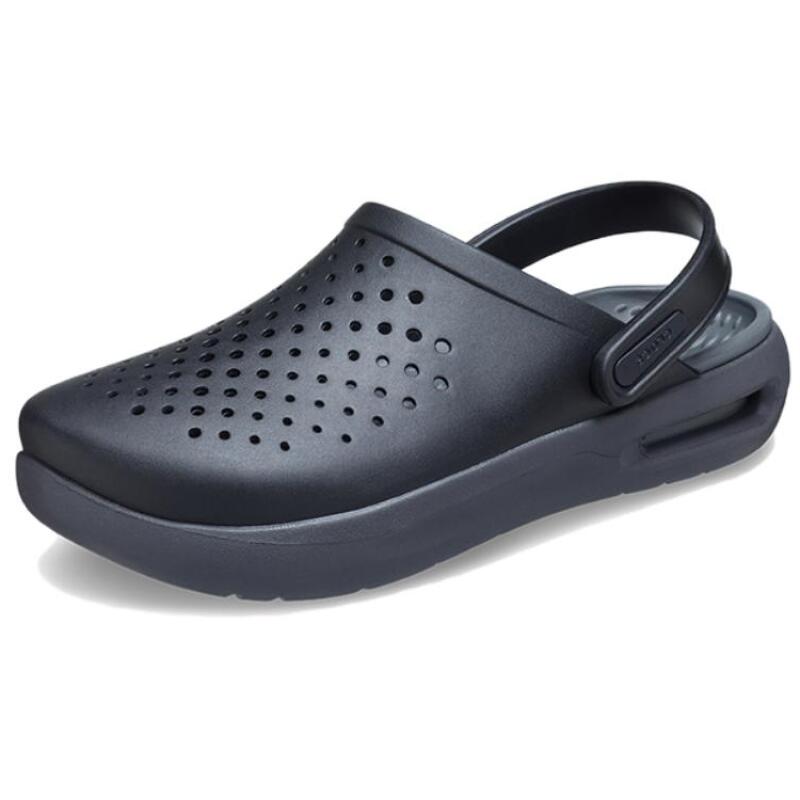 Crocs Fashion Trend Hole Shoes Unisex Black