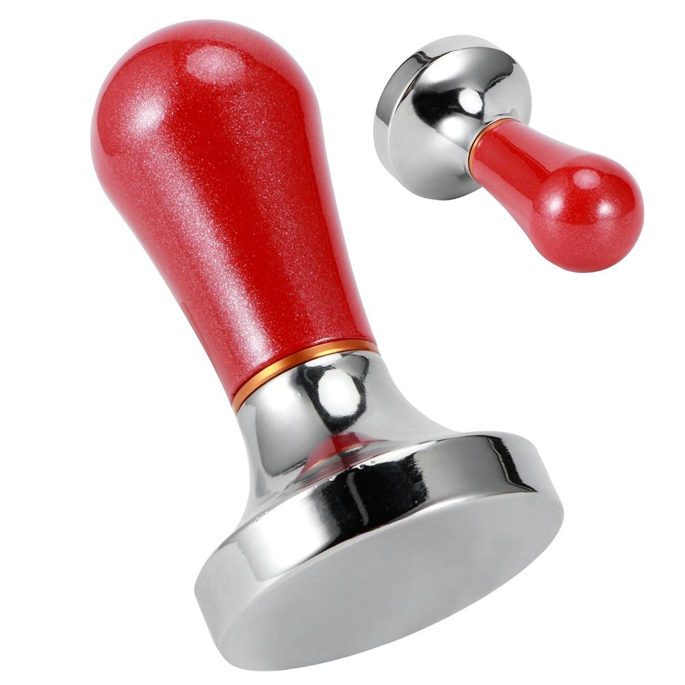 Aluminium Alloy Household Coffee Tamper Powder Pressed Hammer Coffee Machine AccessoryRed