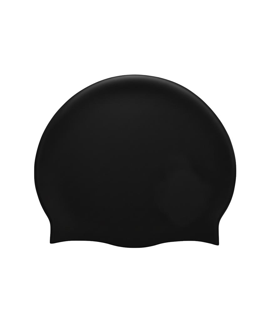 Lenomasuyeongbog Adult Smile Silicone Swim Cap Black Ro-Rc2F409-Bk
