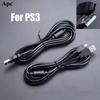 Apc For PS3 1.8M USB Charge Cable For So-ny PS3 Wireless Game Console Controllers Charing Cord Wire Line with Magnetic Ring