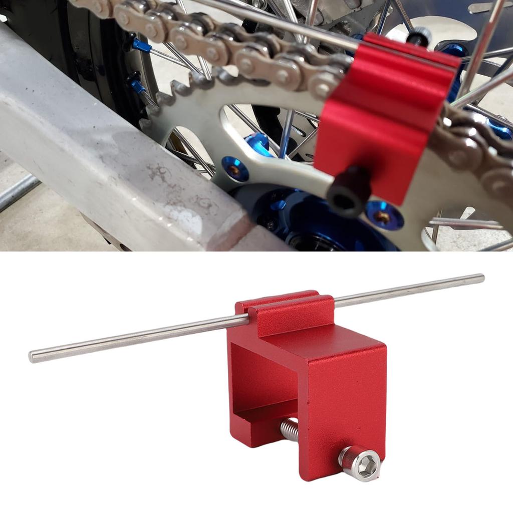 Chain Alignment Tool Metal High Efficiency Reduce Sprocket Wear Quick Accurate Alignment Tool for Motorcycles ATVs