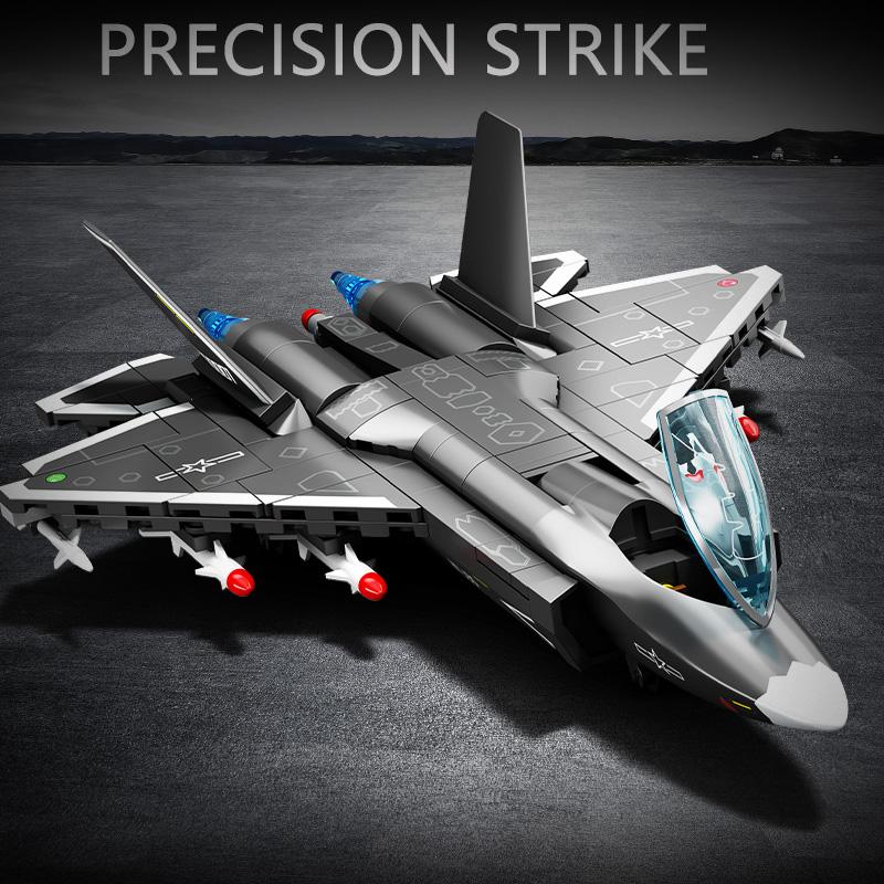 Non-Toxic Sembo Block 362Pcs Military Aircrafts Weapons Assemblage Building Blocks Fighter Model Bricks Ornament Toys Kids For Children Gifts