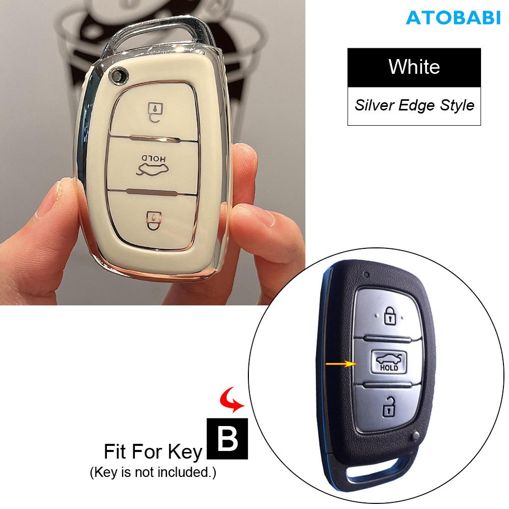 Tpu Car Key Cover Skin For Hyundai Tucson Elantra Creta Sonata Ioniq Creata Ix35 I20 Remote Fob Shell Case Auto Accessories