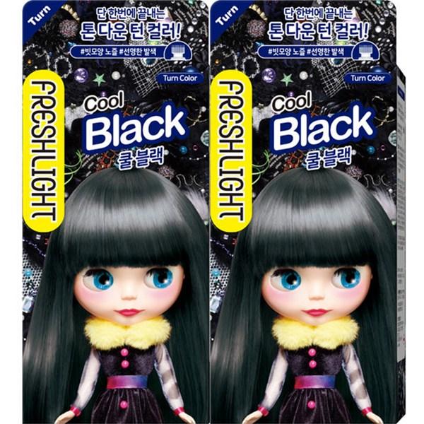 

Краска Fresh Light Milky Type, Cool Black, 2 корейских средства ухода за волосами
