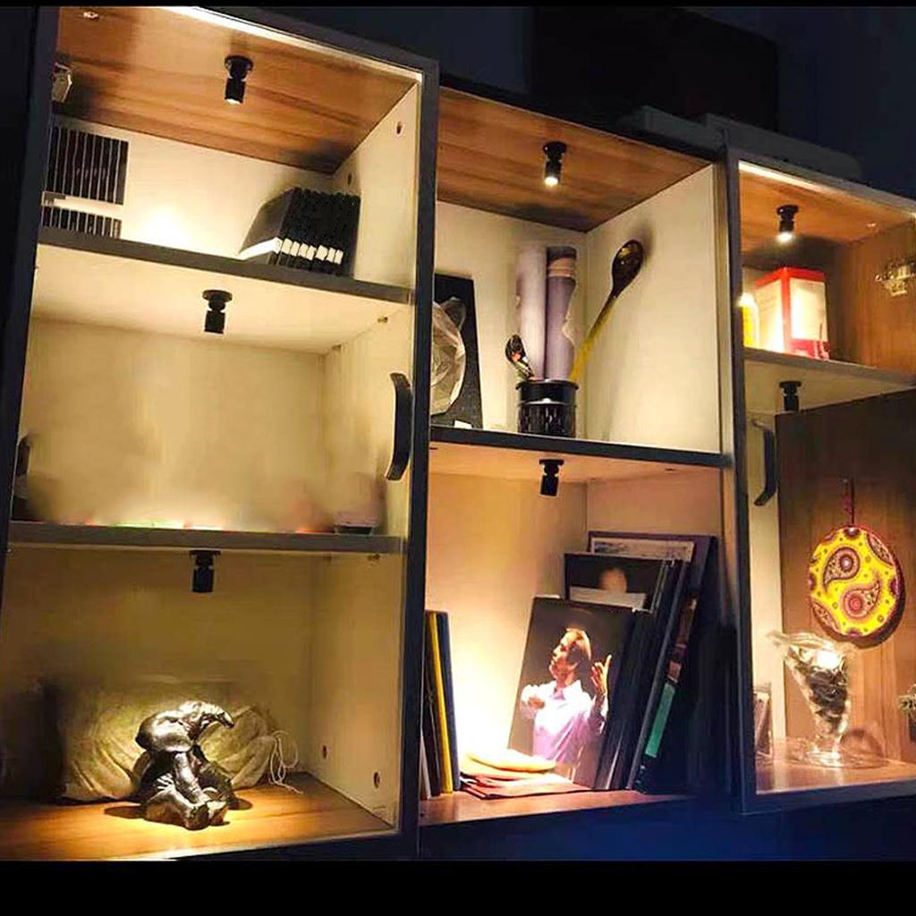  LED bodová světla 5V USB vitrínové osvětlení 1 až 3 stmívatelné světlo do malé skříňky na šperky C