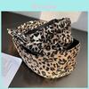 Classic Leopard Print Baseball Cap With Breathable Cotton Blend For Streetwear And Summer Style