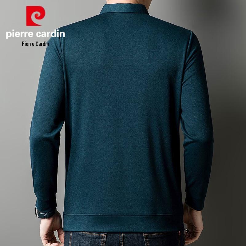 Pierre Cardin Men's Business Casual Long Sleeve Polo Shirt