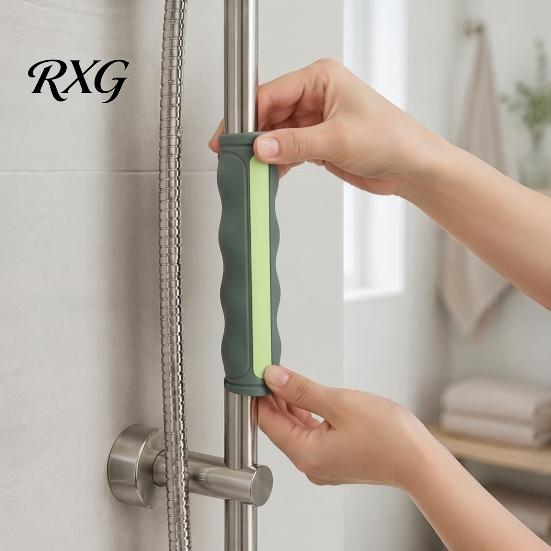 Silicone Handle Cover Handrail for Seniors, Glow-in-the-dark Elderly Grab Bar Cushioned Grip Sleeve, Anti-slip Wrap Home Bathroom Stairway Luminous