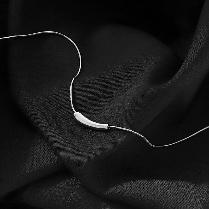 

ANENJERY изогнутый браслет-трубка для женщин, геометрический браслет в форме капли воды, вечерние ювелирные изделия, подарки