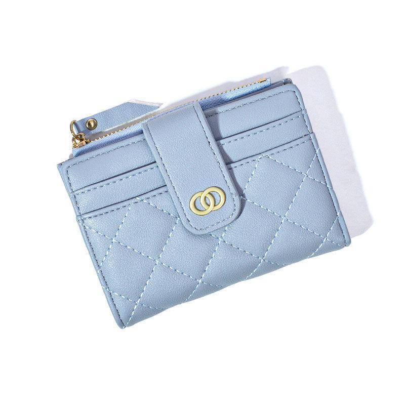 Korean Style Women's Wallet: Compact Card Holder & Coin Purse