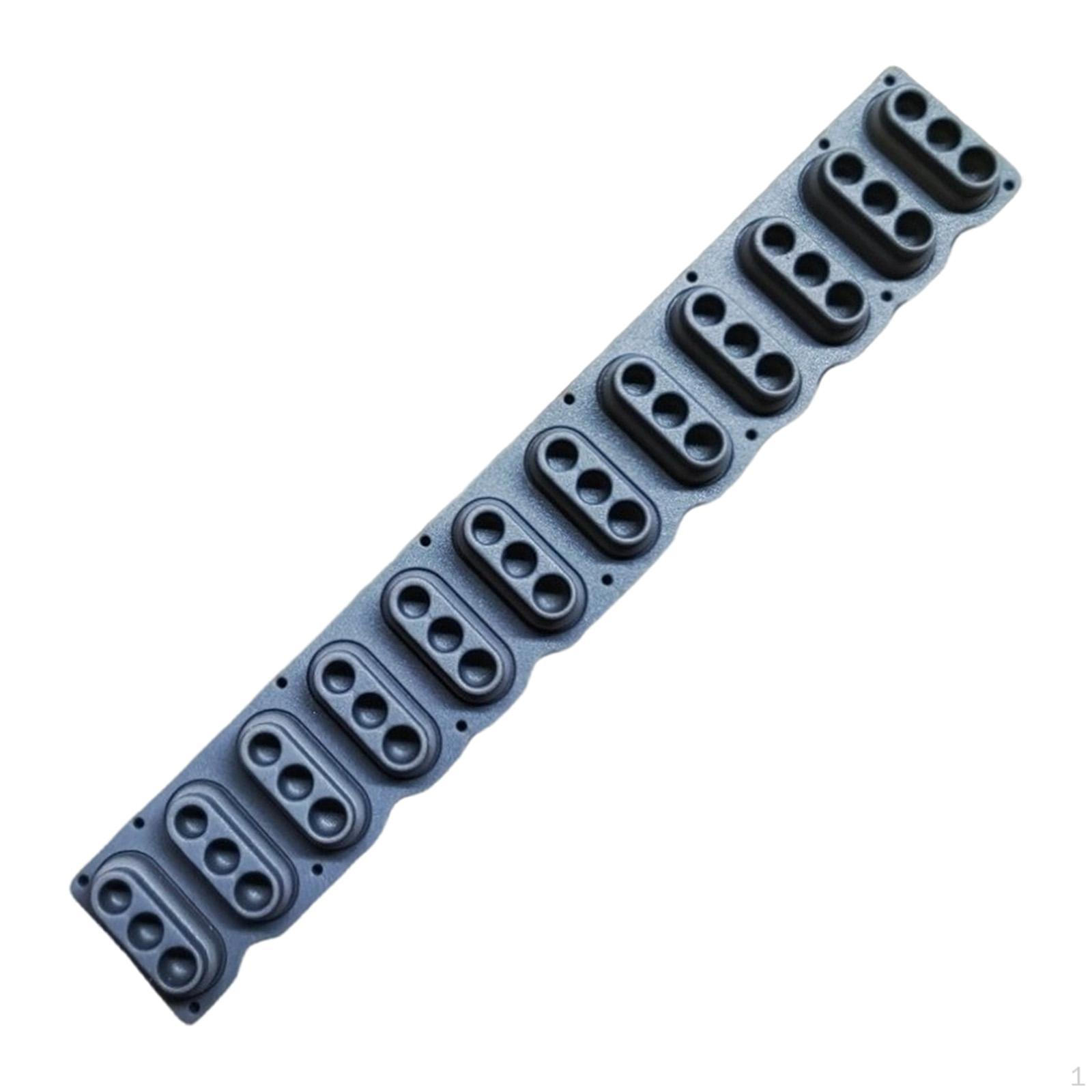 

1 Piece Key Rubber Strip Piano Silicone Conductive Keyboard Pad Replacement Accessories Trigger 1 Piece