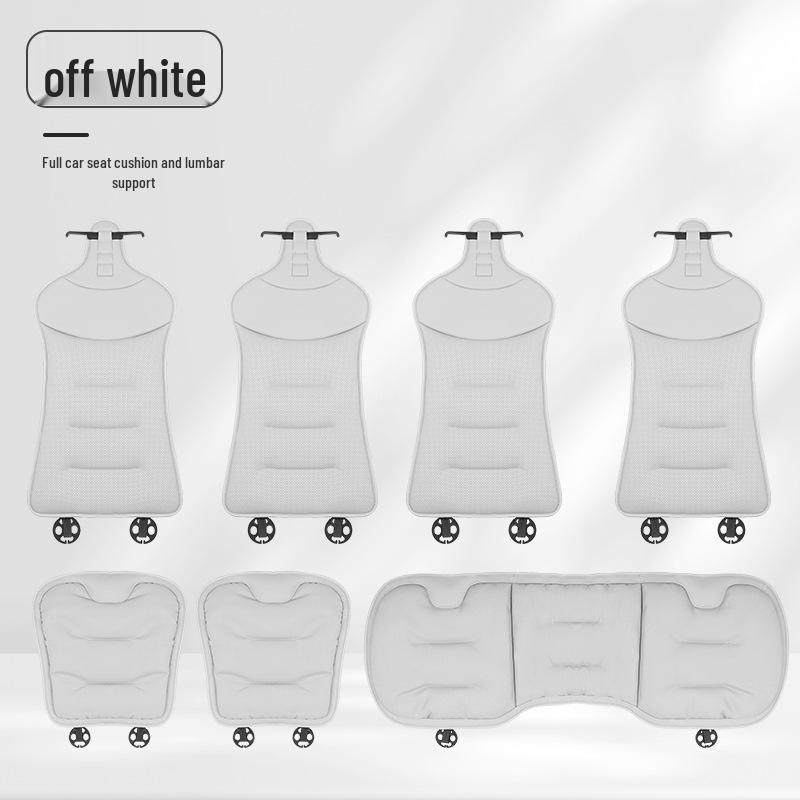 Xiaomi Ventilated All-Season Car Seat and Lumbar Support Cushions for Mercedes-Benz and BMW, with Integrated Rear Seat Trim.