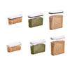 Space Saving Designs Sealed Grains Bin for Freshness Portable for Home Use and Office Supplies Pantrys Organization