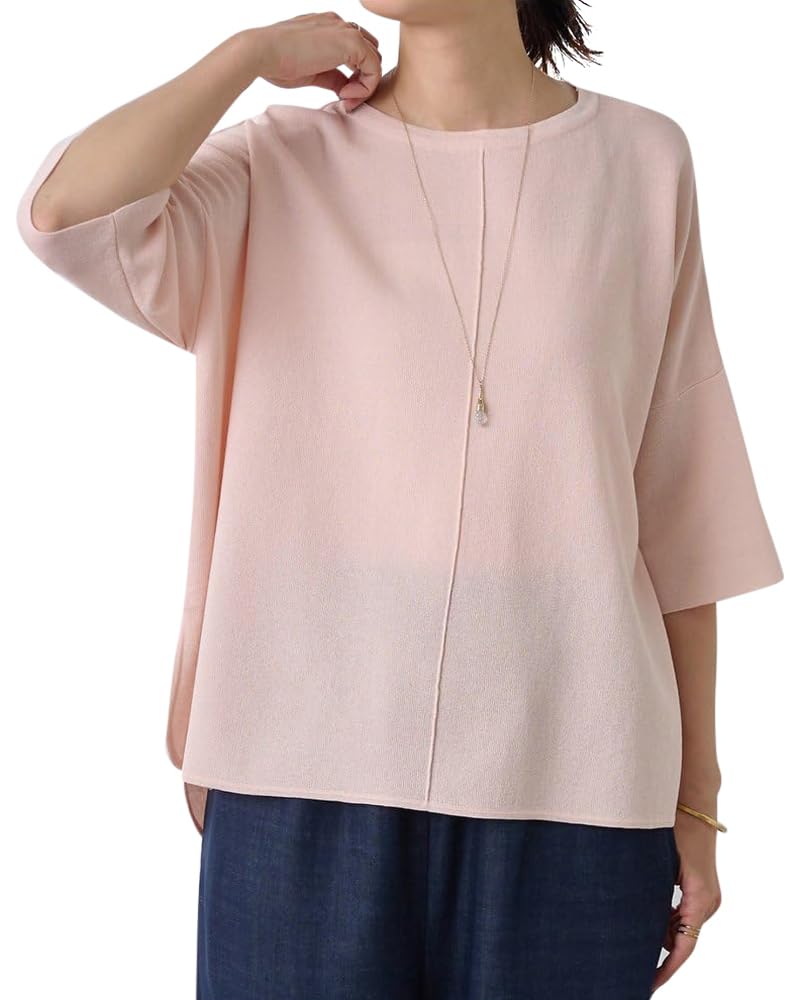 

BEARDSLEY Short Sleeve Pullover BEZ1051305A0006 Free Size Pink розовый