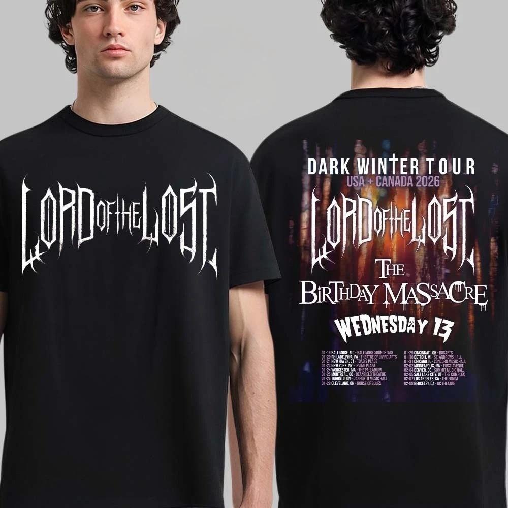 Lord of the Lost Dark Winter Tour 2026 USA Canada T-Shirt Concert Tee PP2939 S