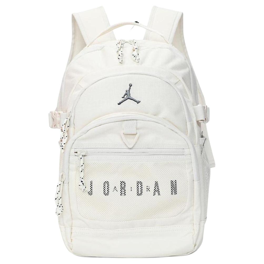 New Jordan Polyester Backpack Unisex White JD2523044AD-001