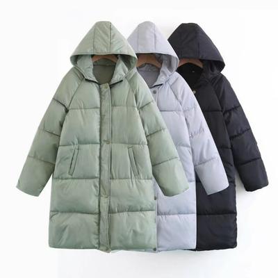 Winter Hooded Loose-fitting Bread Clothes, Thick Cotton Clothes, Large Size Mid-length Padded Jacket, Jacket, Top