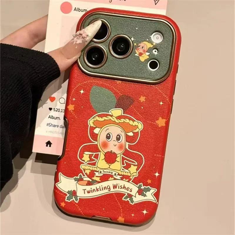 Christmas Cartoon Star iPhone 17 Pro/16 Pro/15 Pro Case with Large Window