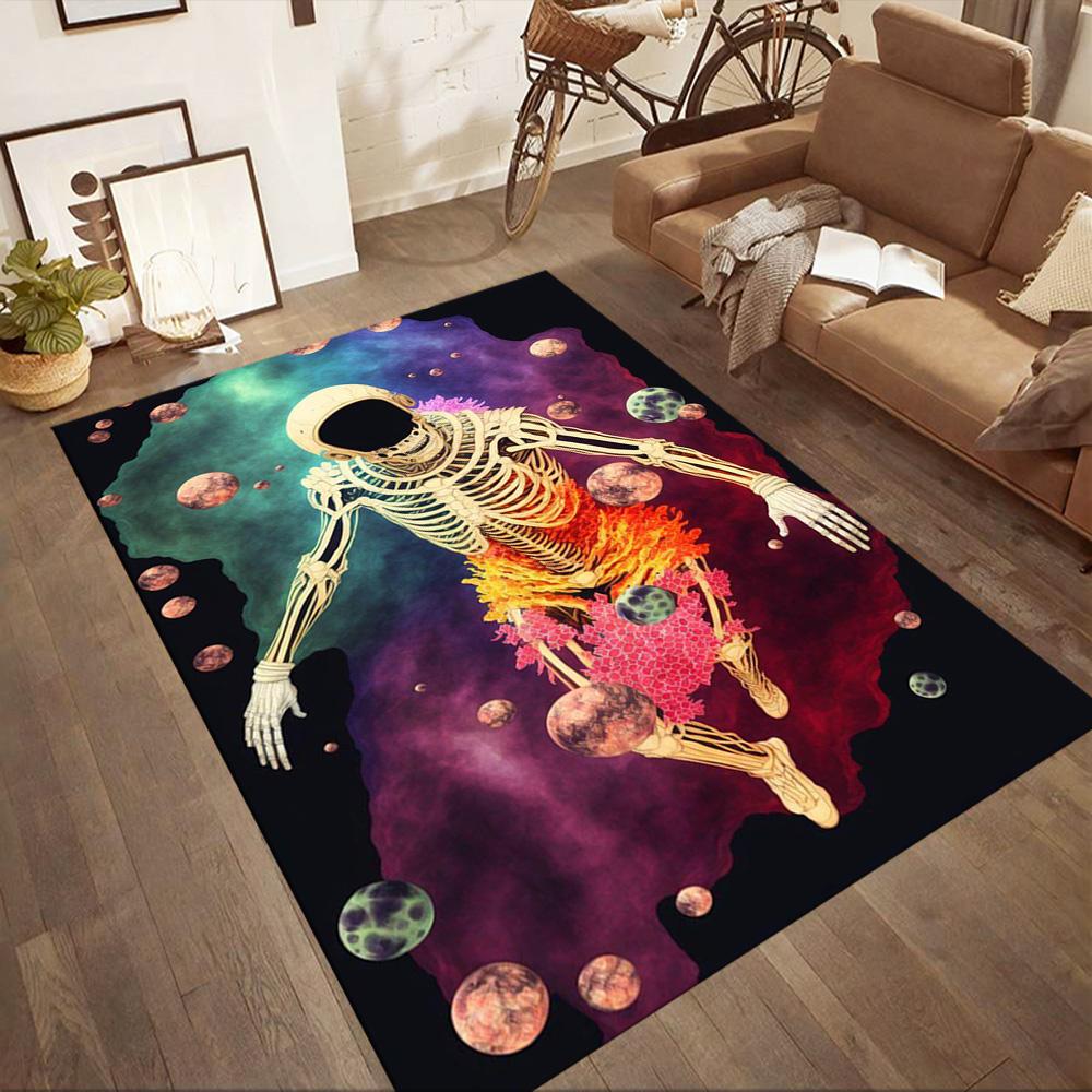 Satanic Symbolism Artwork Floor Mats for Living Room, Bedroom and Room Decoration Are Suitable for Gifts.