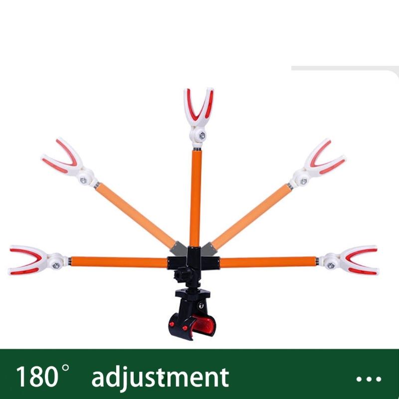 Fishing Rod Holder Stand Adjustable Telescopic Design Quick Setups for Freshwater Saltwater Angling