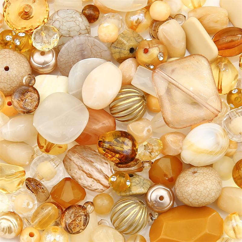 Bulk Colorful Acrylic Beads Assorted, 640-1600 Pcs for DIY Jewelry Craft