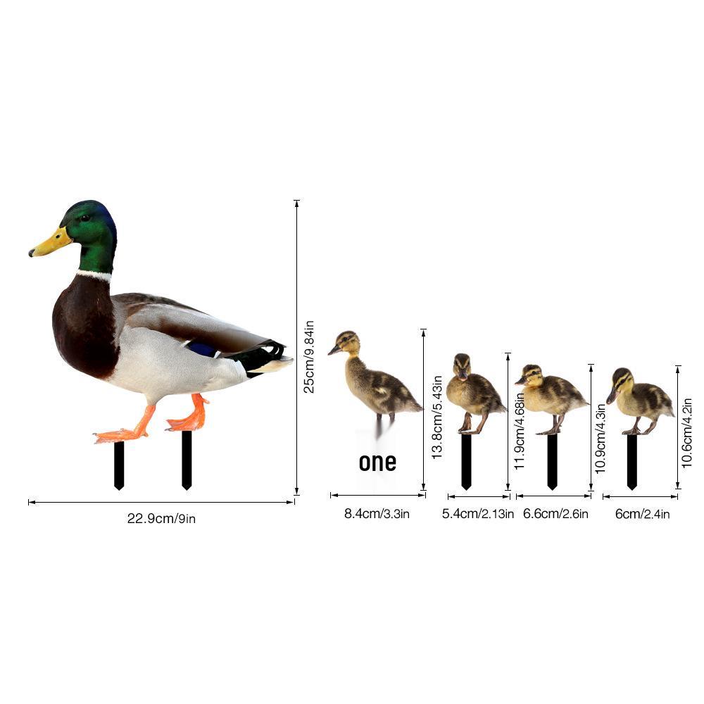 

Акриловый двусторонний УФ декоративный садовый вставной знак Double-sided pattern