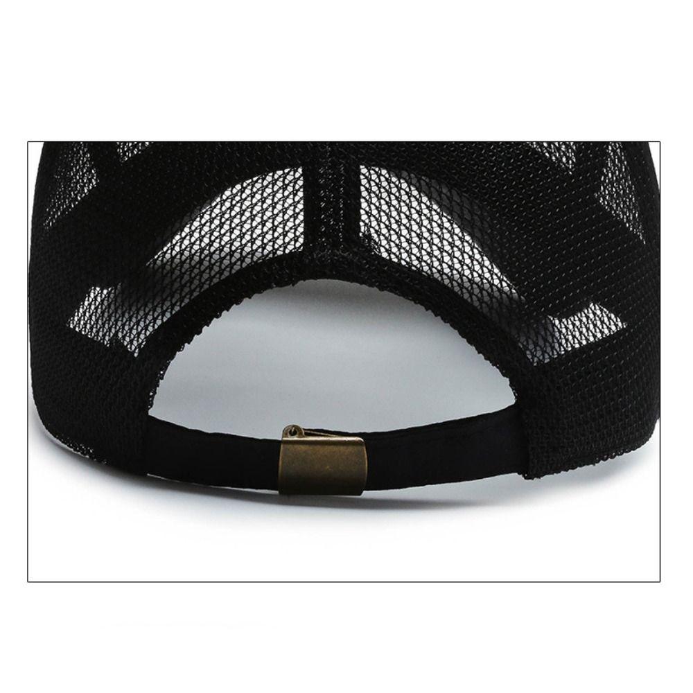 Adjustable Summer Baseball Cap Full Mesh Outdoor Sports Hats  For Man Women Unisex
