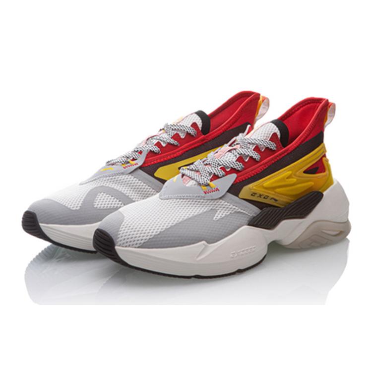 New LiNing Exceed Cushioning Anti Slip And Wear Resistant Low Top Running Shoes Men's Vermilion AGLQ029-1