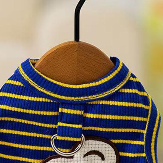 Dog Shirt with D-Ring Summer Cute Pet Clothes for Small Medium Dogs Cats Breathable Sleeveless Puppy Cooling Vest