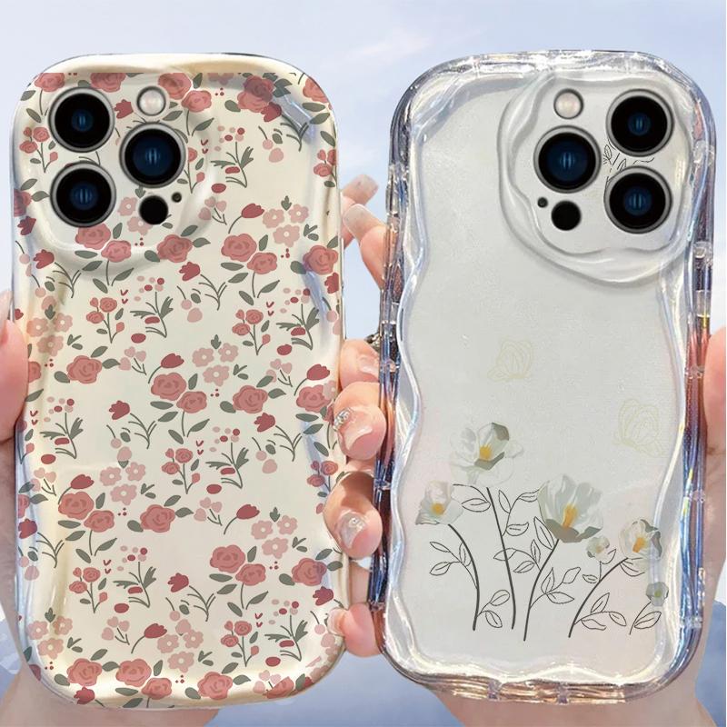INS Cherry Daisy Case For Samsung Galaxy A57 A37 A56 A16 A06 A17 A07 A55 A54 A26 A36 A34 A15 A35 A25 A53 A52 A14 A23 A24 A04 A32
