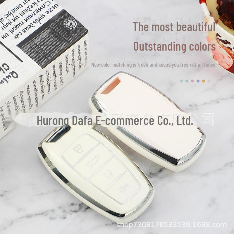 TPU Silver Edge Key Cover for Great Wall Good Cat, GT, Ballet Cat & Lightning Cat
