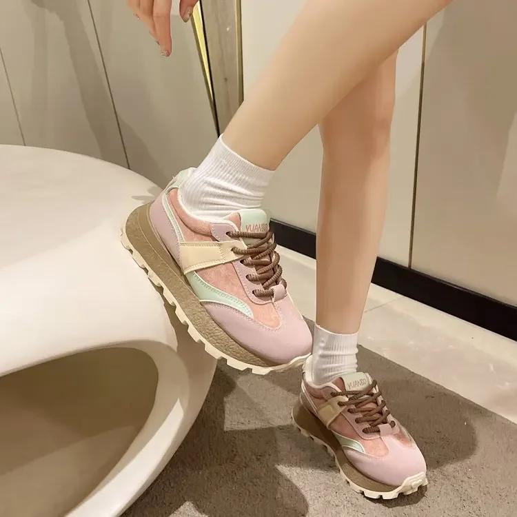 Buty Damskie Nowa Moda Casualowe Buty Sportowe Komfortowe Tenisowe Damskie Lekkie Sneakersy Damskie Antypoślizgowe Wulkanizowane Buty Zapatillas