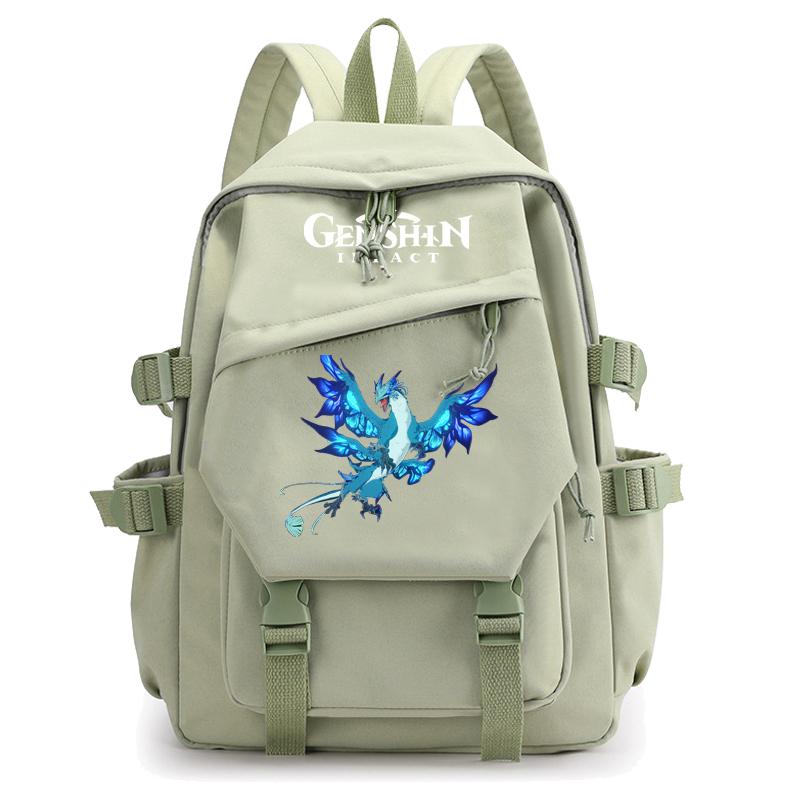 Anime Game Travel Backpack Printed Canvas Backpack for Boy Girl School Bag Students Women Large Capacity Bookbag Usb Charging Kids Gifts