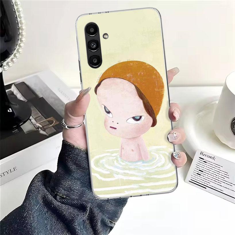 Y-Yoshitomo Nara Phone Case For Samsung Galaxy A13 A14 A15 A16 A17 A53 A54 A55 A56 A57 A33 A34 A35 A36 A37 A23 A24 A25 A26 Galax