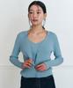 Knizure Ribbed Ensemble V-Neck Cardigan_3 Colors