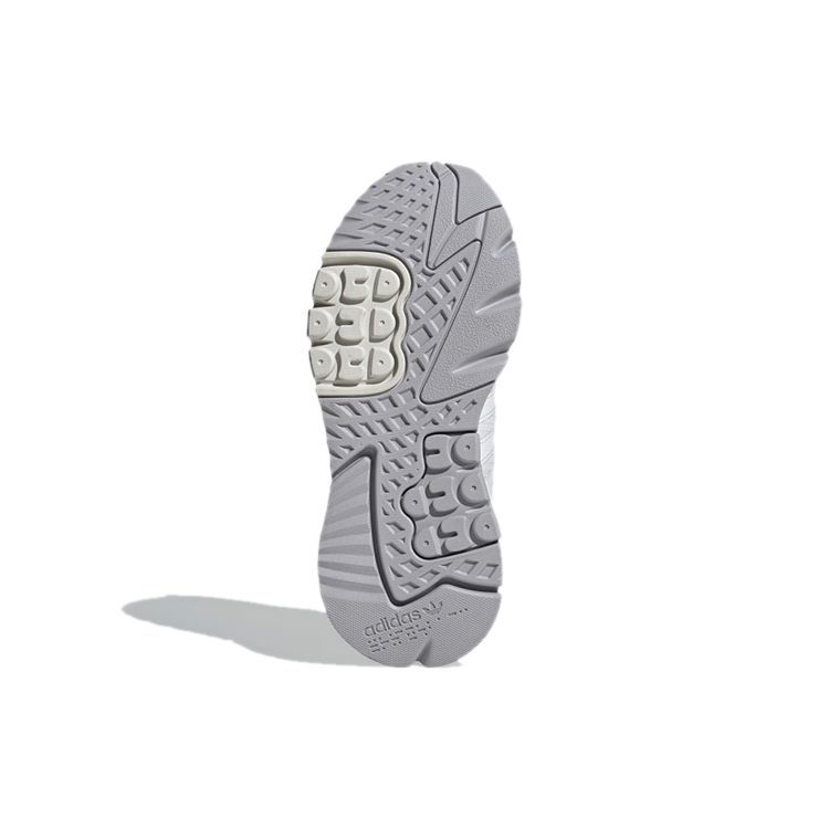 Adidas Originals Nite Jogger Retro Daily Wear Durable Non-Slip Low-Top Lifestyle Shoes Women Sneakers White Gray Purple H01728