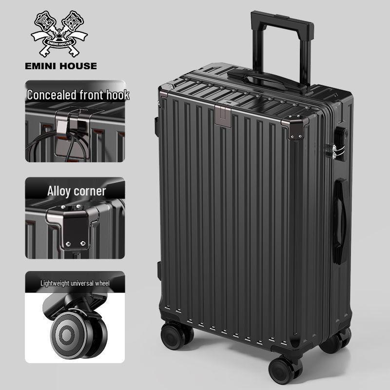 Women's Sturdy & Durable Aluminum Trolley Case With Universal Wheels & Combination Lock - 20” Carry-On