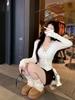 Women's Pure Desire Lace Patchwork V-Neck Slim Fit Long Sleeve Top for Autumn/Winter