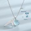 Love Butterfly Wings S999 Sterling Silver Tassel Clavicle Necklace - High-End Light Luxury, Versatile Women's Jewelry
