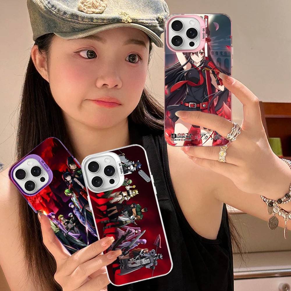 Anime Akame Ga Kill! Phone Case For iPhone 17 16 15 14 13 12 11 Pro MAX Matte Shockproof Back Anti Fall Matte Cover