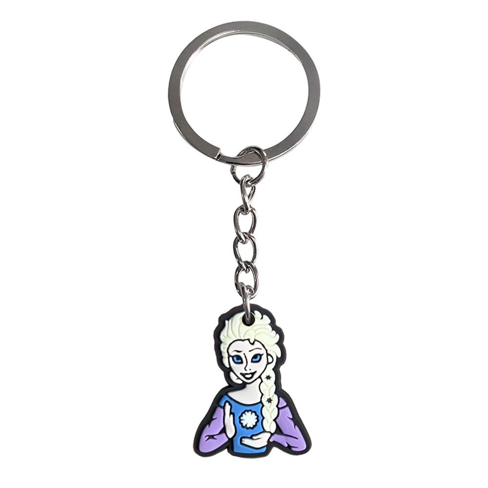 Frozen Keychain: 16 Designs - DIY Backpack Pendant, Soft PVC Charm