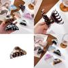 Fashionable Acetate Hair Claw With Geometric Lines Beautiful Hair Clip For Women