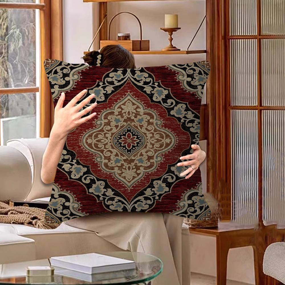 Badik Indonesia Batik Design Pillow Anime Pillow Sofa Bed Head Pillow Cover Cushion Cover 45x45 Cm Fashion