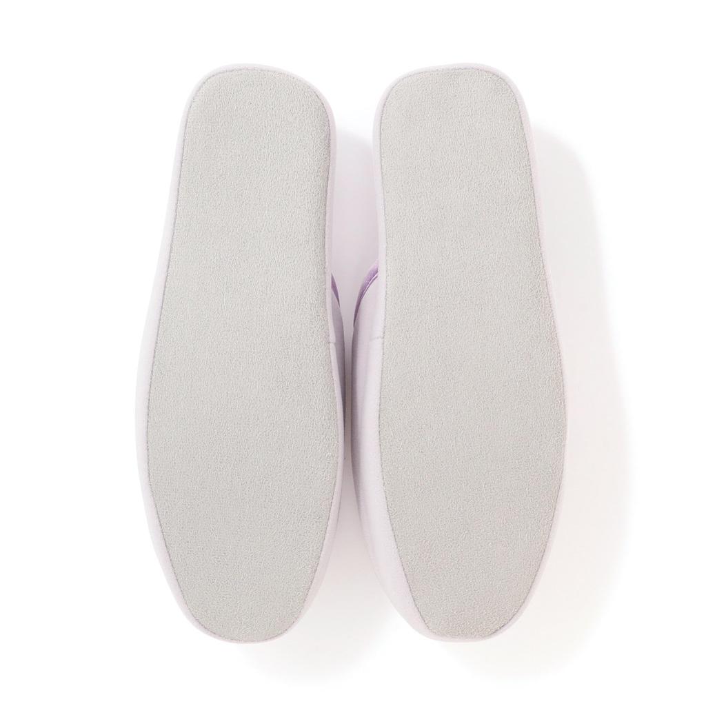 Francfranc Urethane Sole Sweat Room Light Antibacterial and Indoor Slippers Shoes, Purple, Deodorizing, Washable,