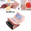 Womens Short Wallet Pu Leather Multicard Holder With Tassel Decoration For Daily Use