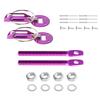 Hood Pin Kit Universal Bonnet Hood Pins Lock Latch Kit Aluminum Racing Latch Catch Pin Key Locking Kit Car Accessories Replace